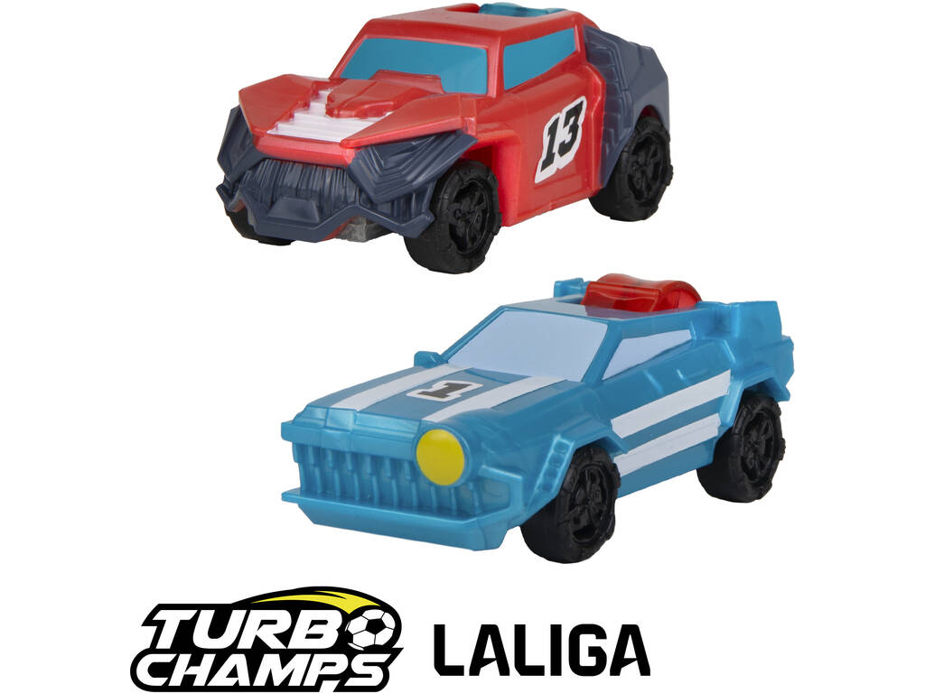 Turbo Champs La Liga Pack 2 Vehículos con Porterías IMC Toys 927353