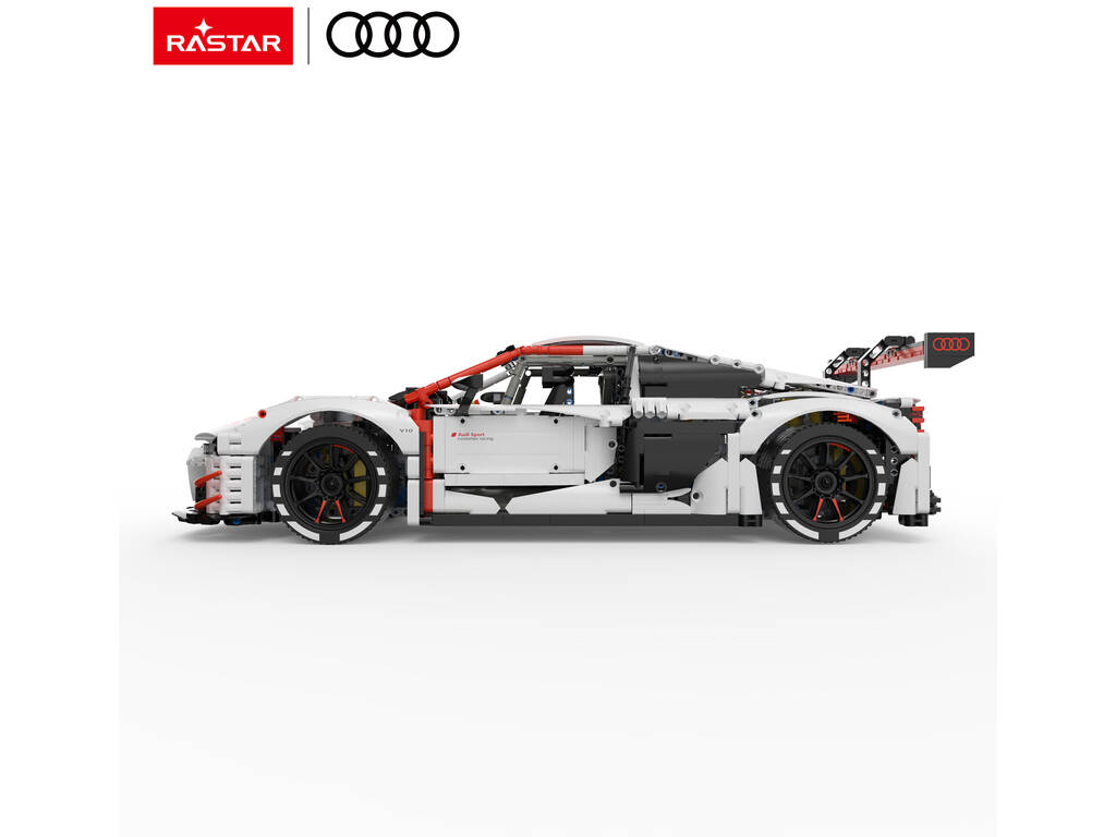 Audi R8 LMS GT3 Blanco Radio Control 1:8 Construible de 3322 Piezas