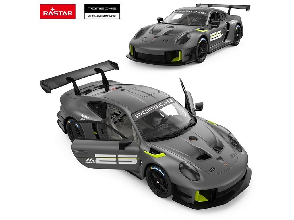 Porsche 911 GT2 RS Clubsport 25 Nera Radiocomandata 1:18 Costruibile con 68 pezzi