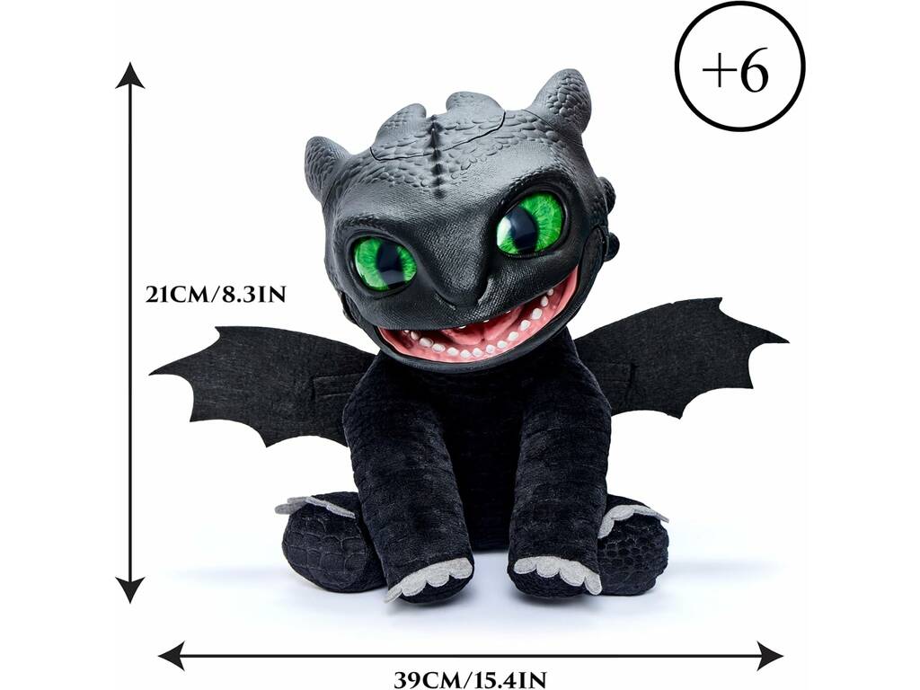 Comment dresser votre dragon Poupée animatronique sans dents de 25 cm Real FX avec sons et mouvements