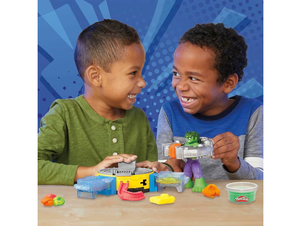 Playdoh Marvel Set Hulk Écrase et Modèle