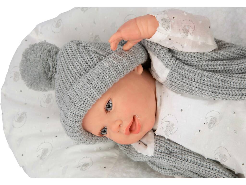 Poupée Reborn Daniela de 45 cm avec coussin