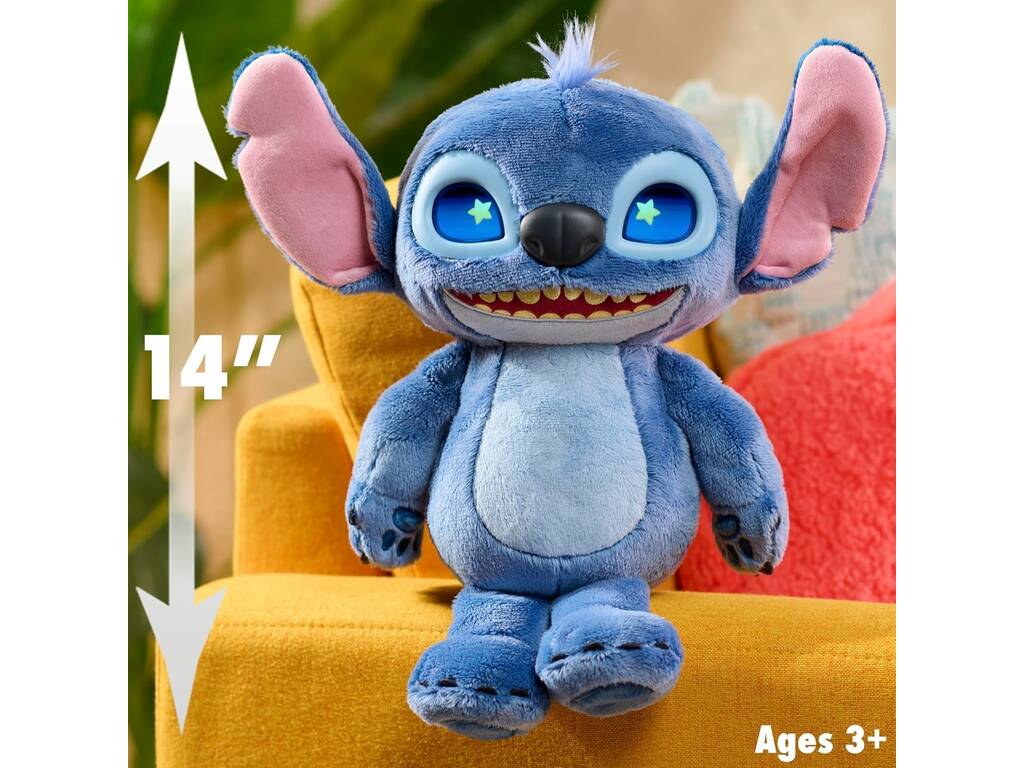 Disney Stich Interactive Doll Many Moods 30 cm avec sons et effets