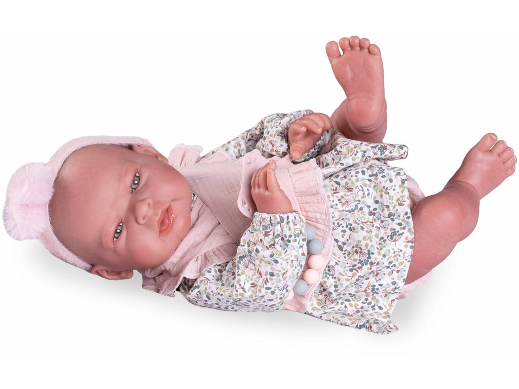 Boneca Bebé Sweet Reborn Lea de 42 cm com Babete Antonio Juan 80327