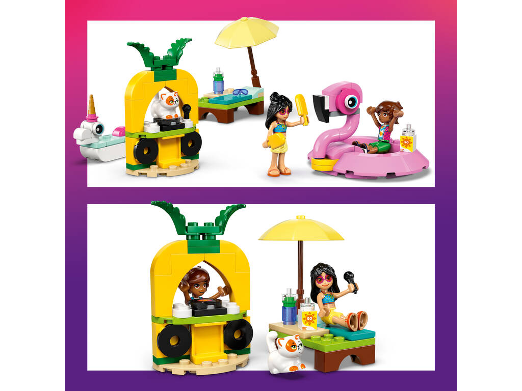 Lego Friends Fiesta en la Piscine avec Flamenco et Unicornio 