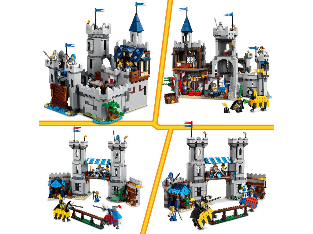 Lego Creator 3 en 1 Castillo Medieval de los Caballeros del Corcel