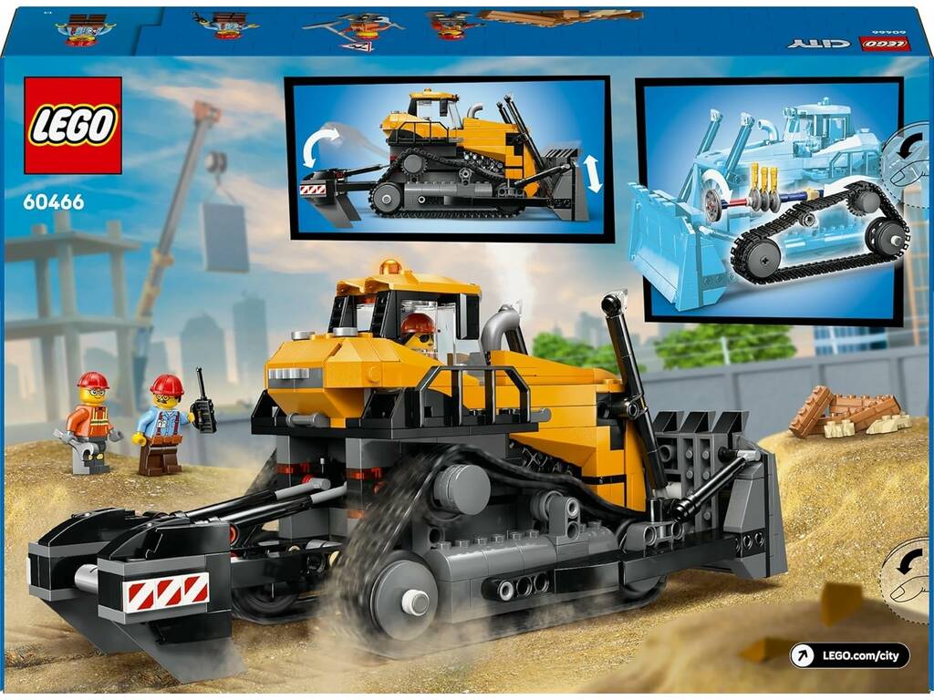 Lego City Bulldozer Jaune