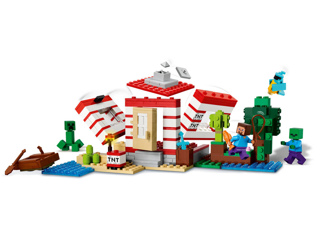 Lego Minecraft Dynamite Jungle House