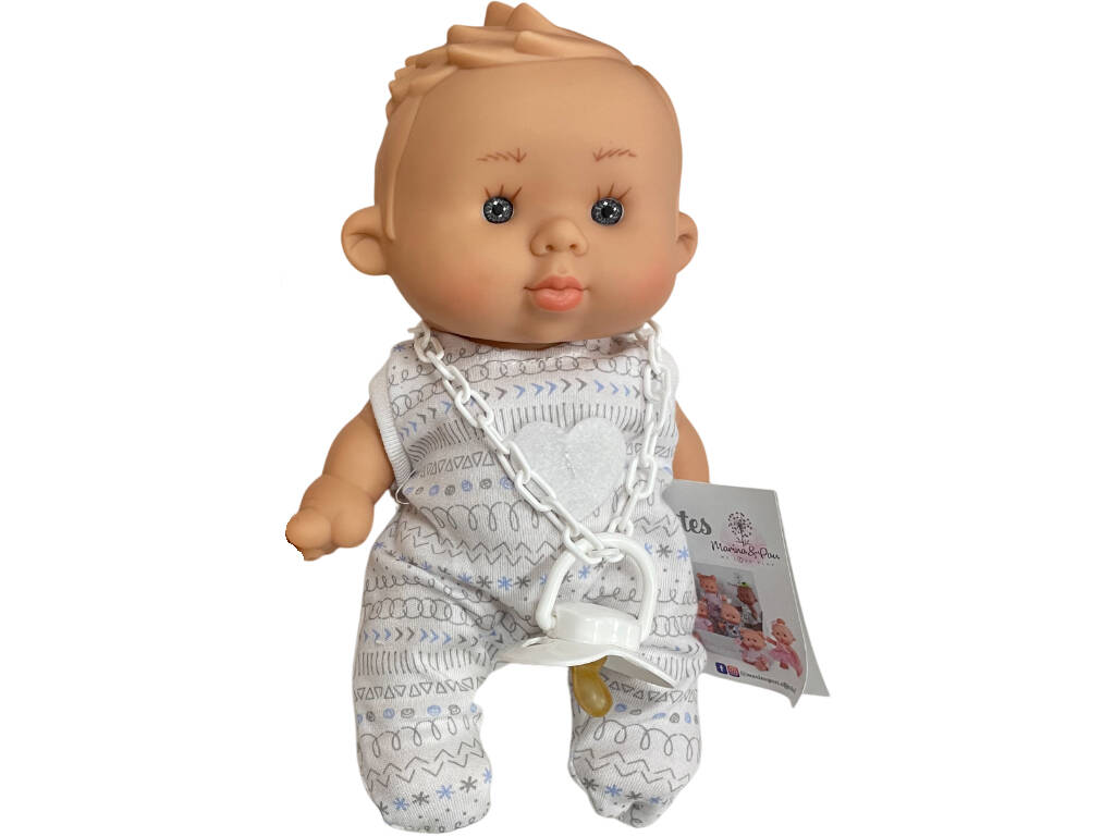 Poupée bébé Nenotes de 25 cm avec tétine