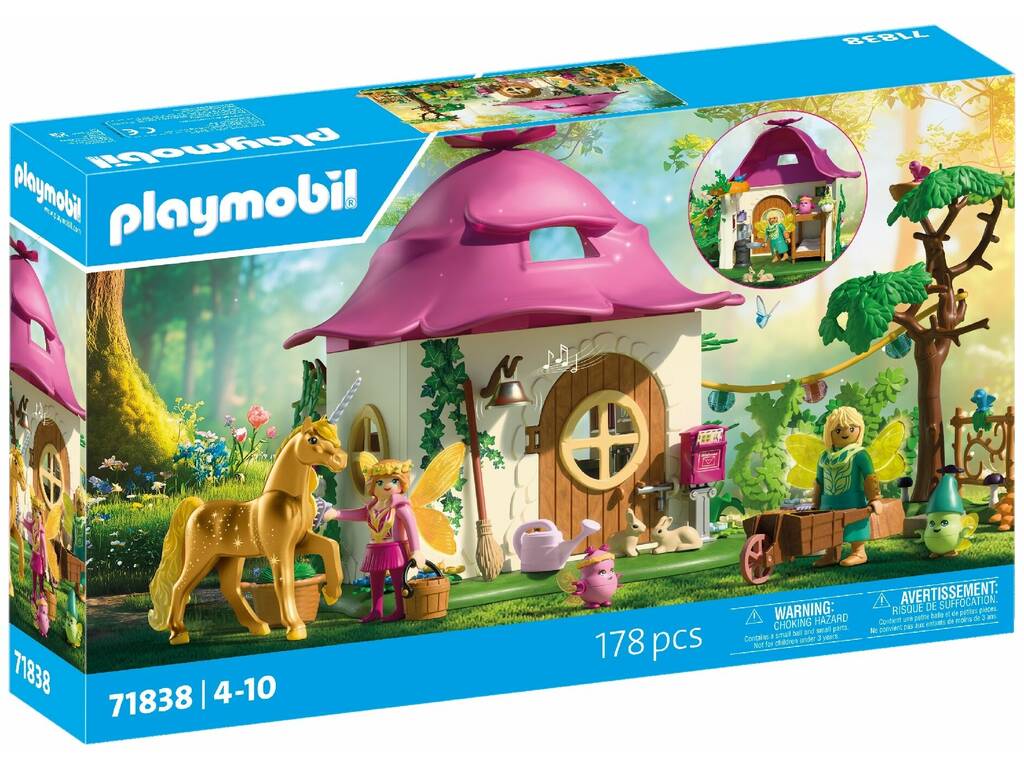 Playmobil Casa de Hadas con Unicornio Dorado