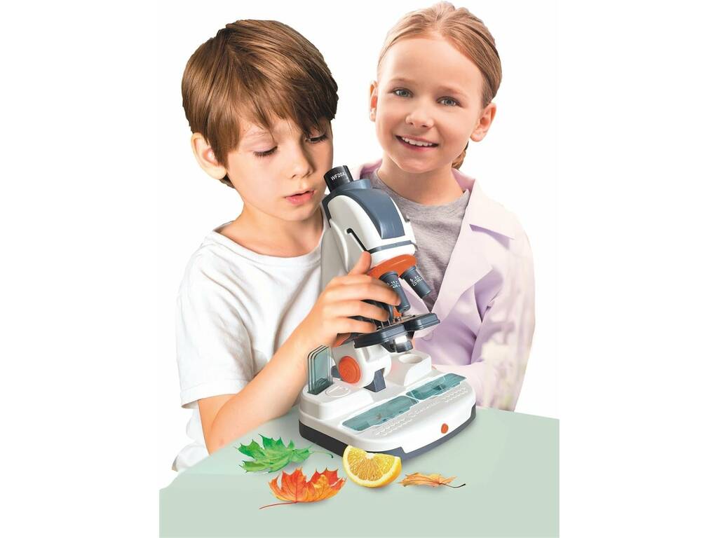 Microscope interactif avec IA et caméra Wi-Fi