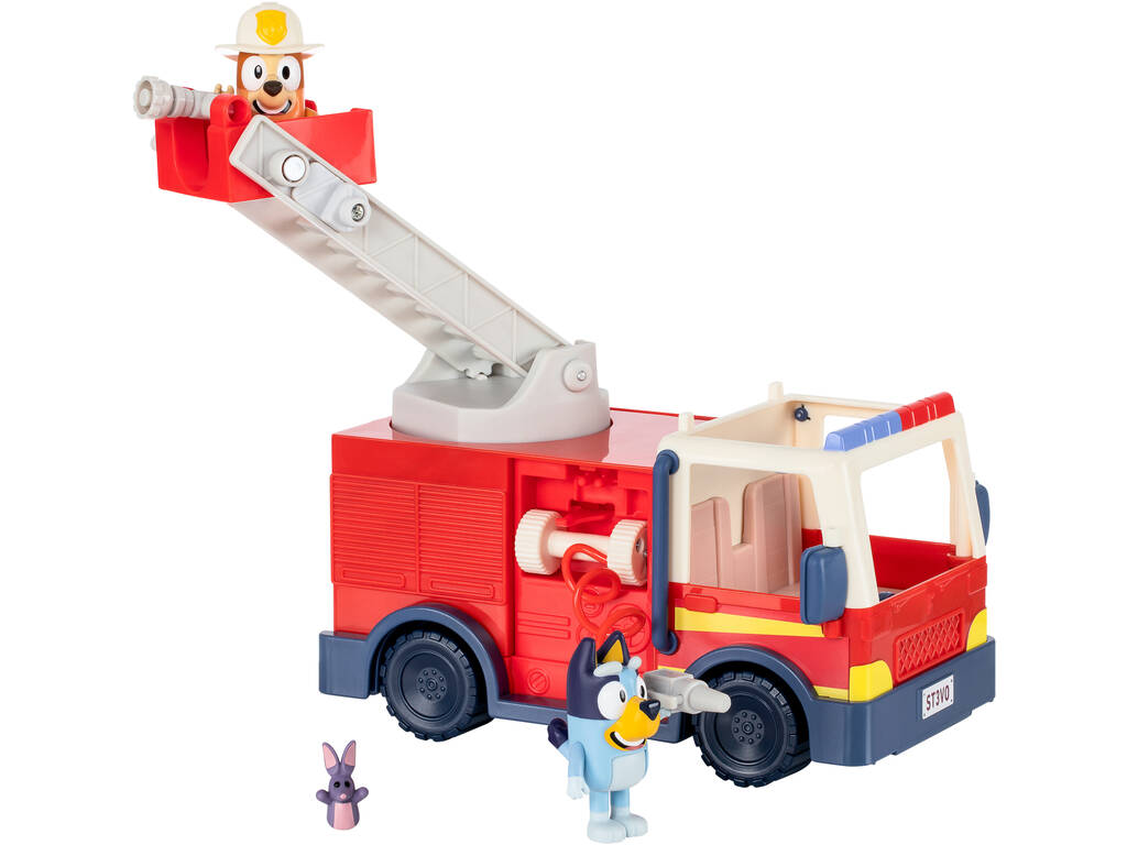 Bluey Set Camión de Bomberos con Figuras y Accesorios