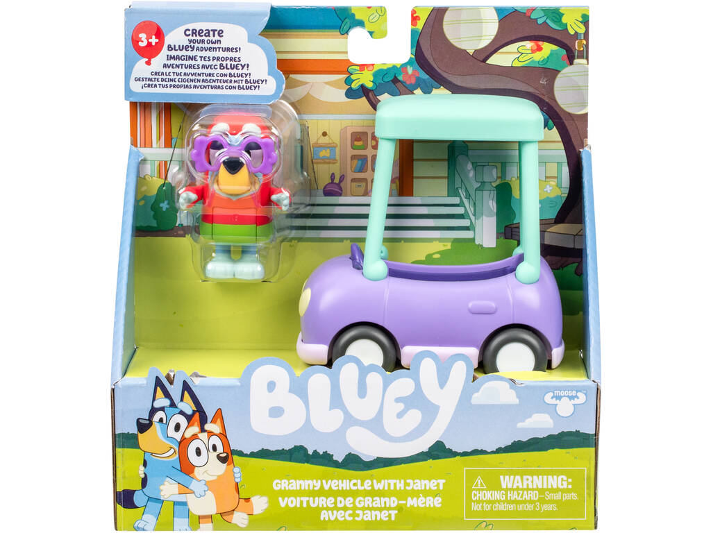 Bluey Set Véhicule avec figurine