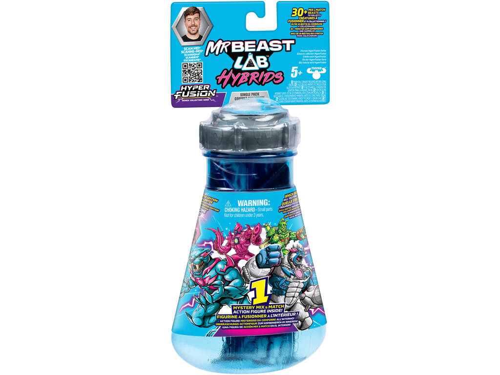 Mr Beast LAB Hybrids Pack 1 Figura de Acción Sorpresa