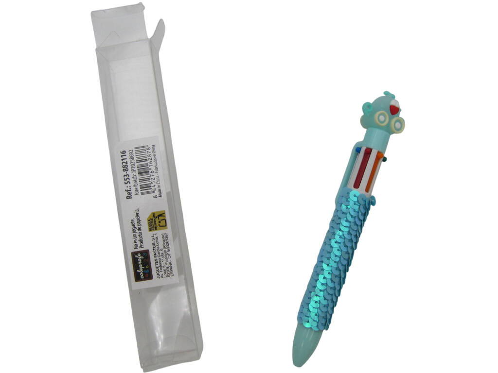 Caneta 6 Cores com Carruagem de 16 cm