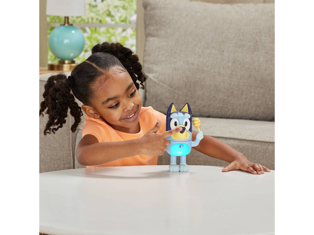 Bluey Figurine Bouge avec Bluey ! Avec lumière et sons