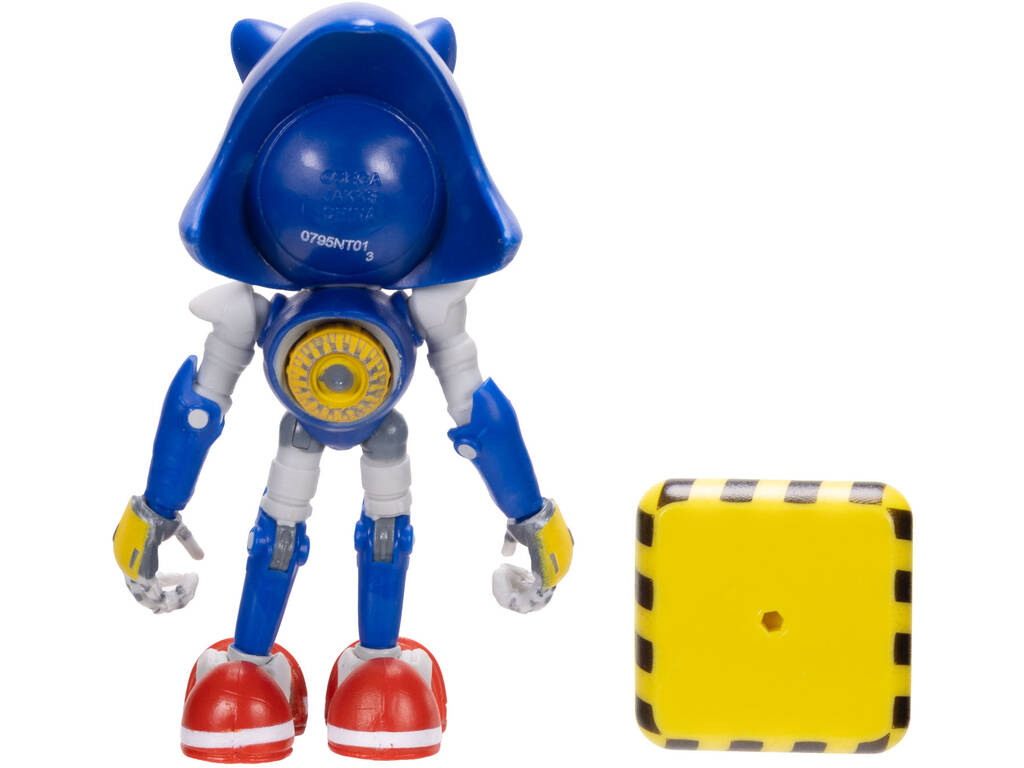 Sonic The Hedgehog Figurine articulée de 10 cm avec accessoire