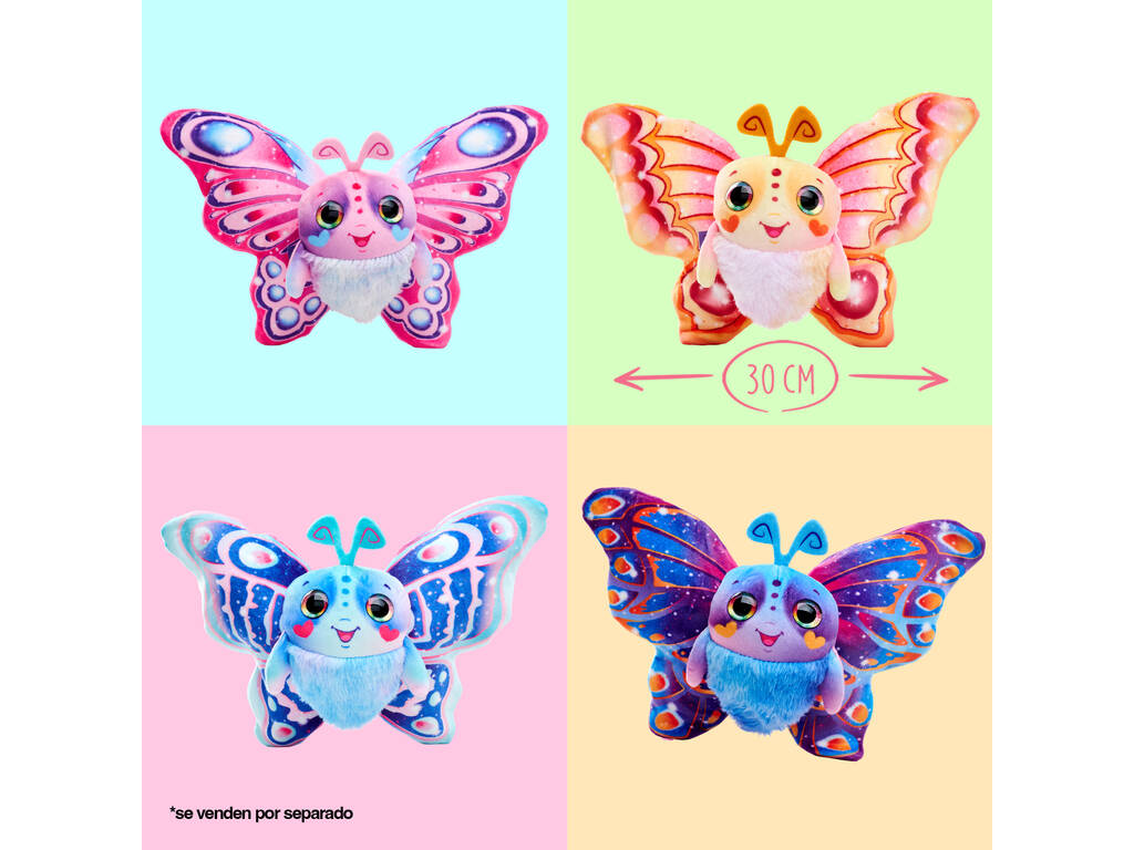 FluffyFly Peluche Papillon Surprise