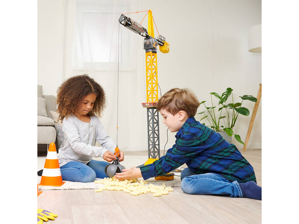 Dickie Toys Grue 110 avec contrôleur à câble