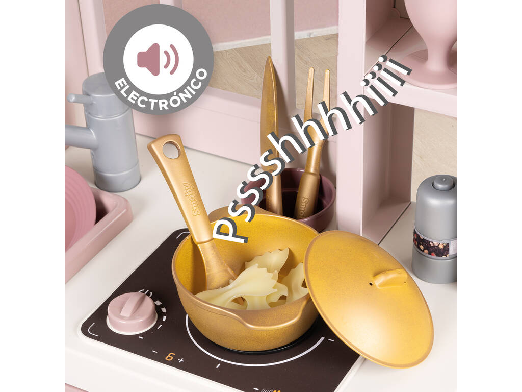 Cuisine Loft Rosa avec appareils électroménagers et 27 accessoires