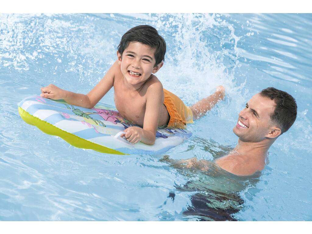 Disney Stitch Matelas gonflable pour planche de surf 114 x 46 cm Stitch et Angel Bestway 9104V