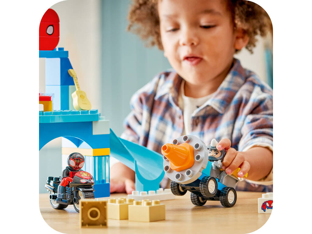 Lego Duplo Marvel Aracnocuartel de Spidey y Su Superequipo
