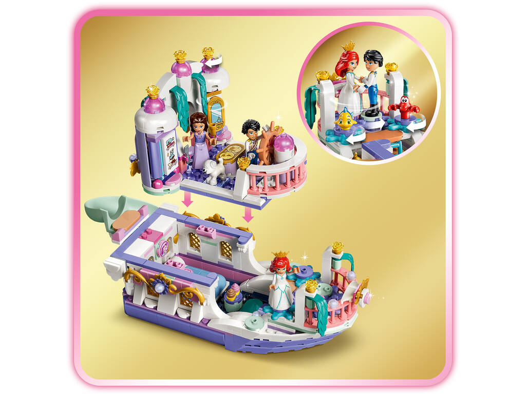 Lego Disney Barco de la Boda Real de Ariel