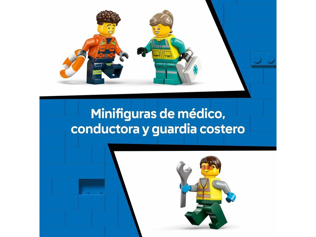 Lego City Remix: Aereo, camion tecnico e hovercraft