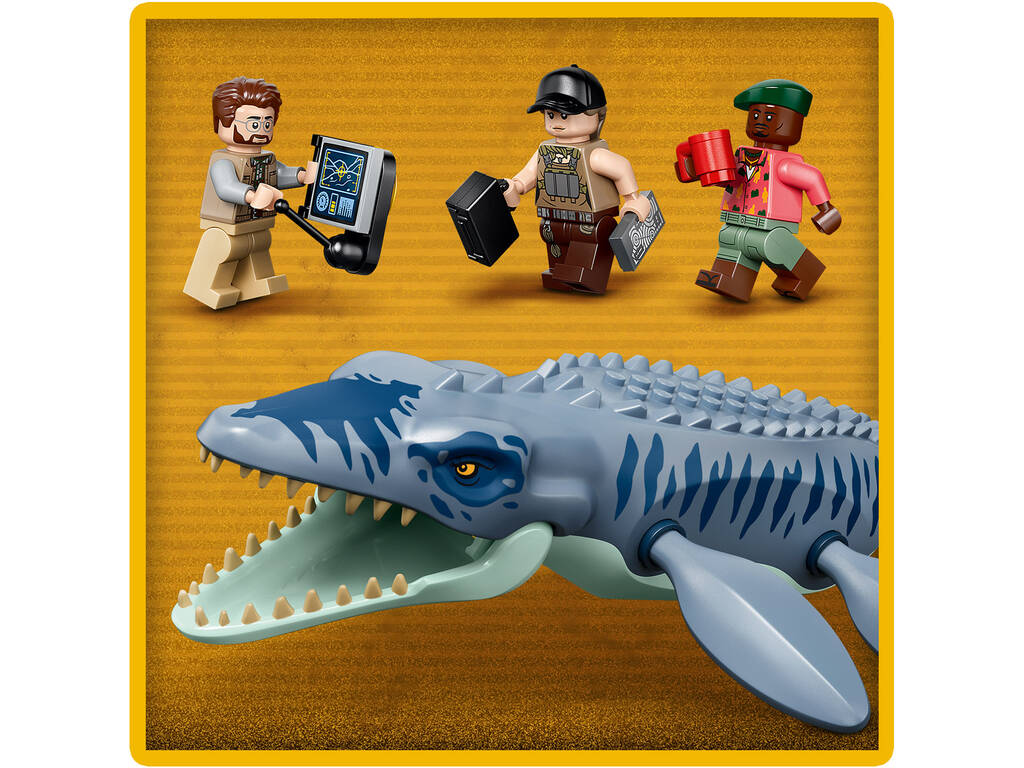 Lego Jurassic World L'attaque du mosasaure, le dinosaure marin