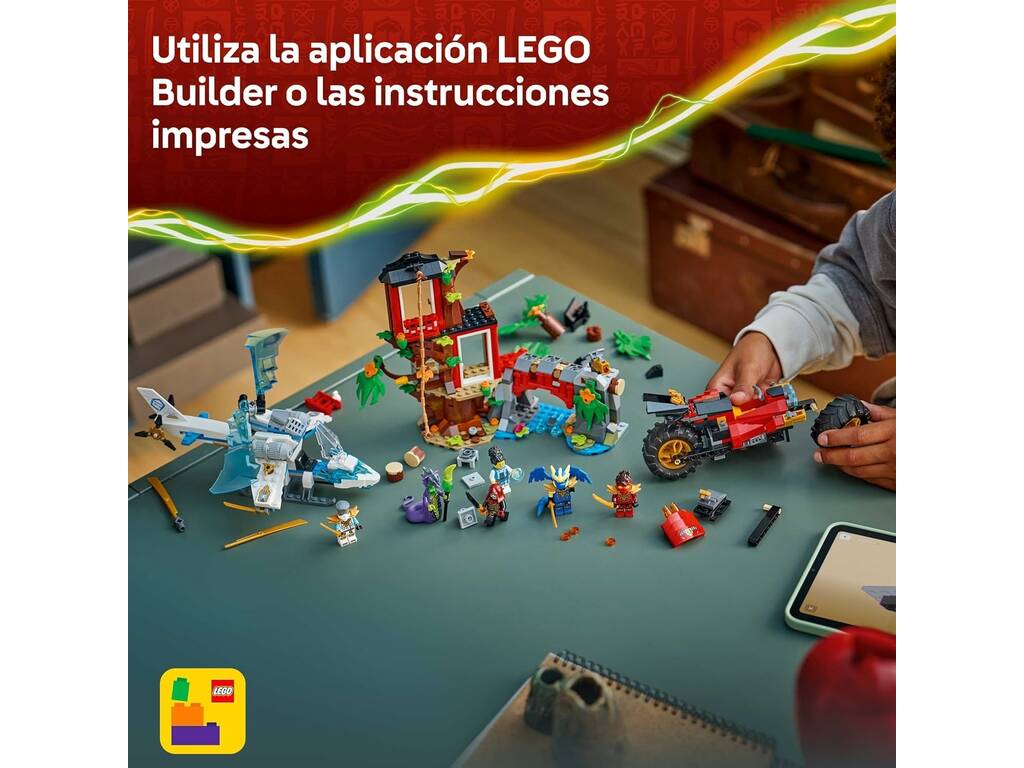 Lego Ninjago Ninja-Fahrzeugschlacht am Baumhaus