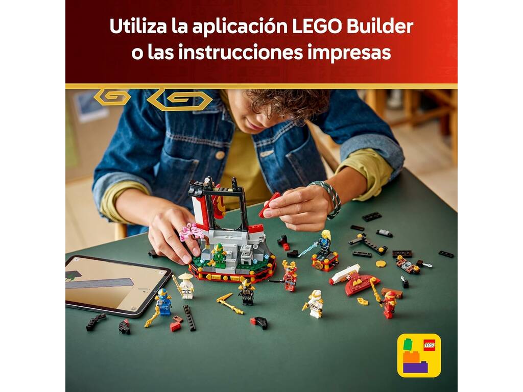 Lego Ninjago Esposizione dei personaggi ninja 15° anniversario