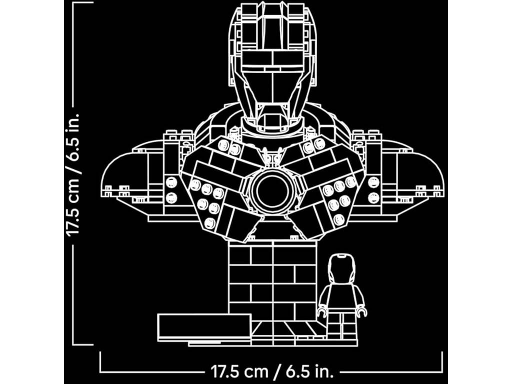 Lego Marvel Busto di Iron Man MK4