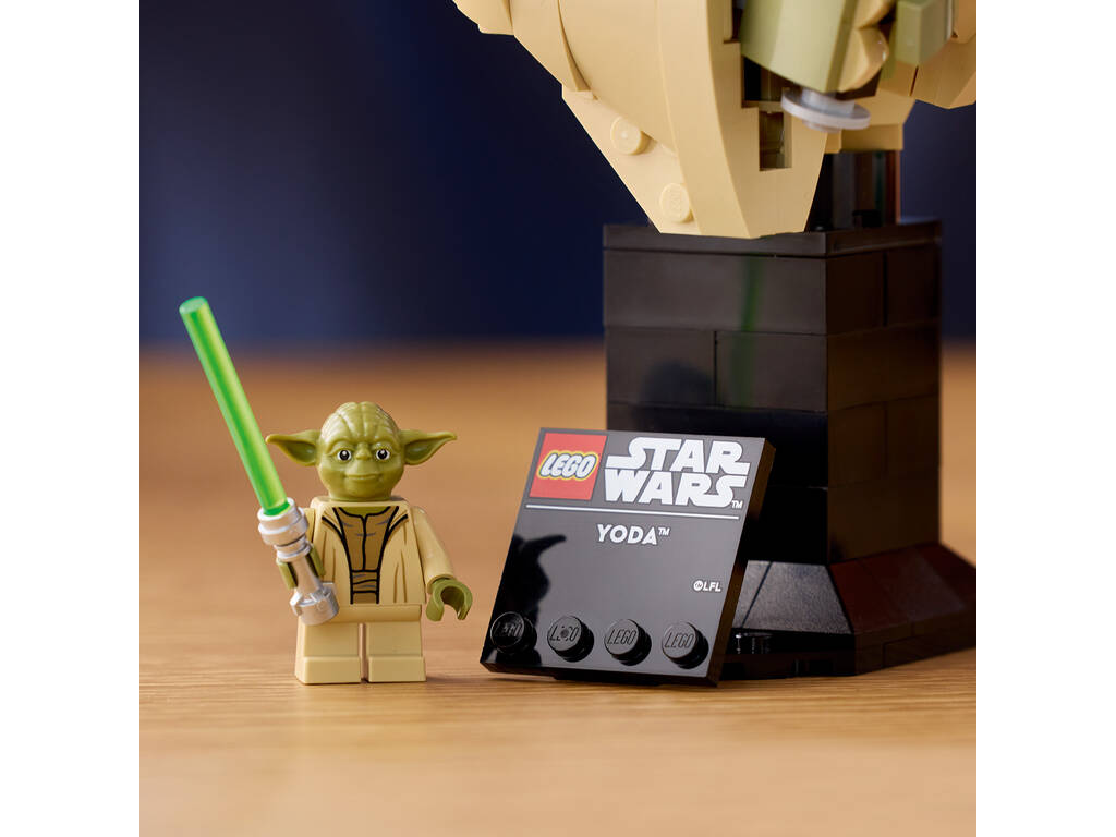 Lego Star Wars Busto de Yoda