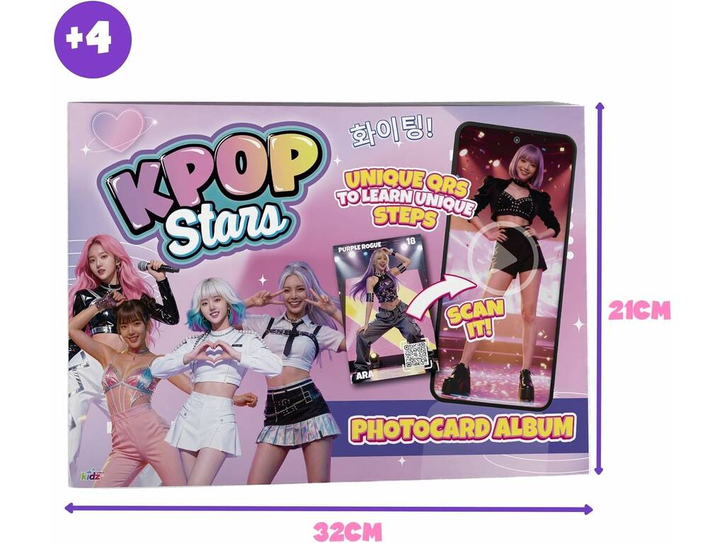Album K-Pop Stars + Photocard en édition limitée + pochette