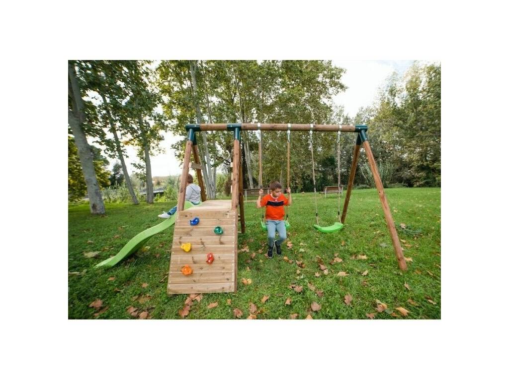 Parc pour enfants Tibet M avec toboggan 198 x 396 x 174 cm Masgames MA700098