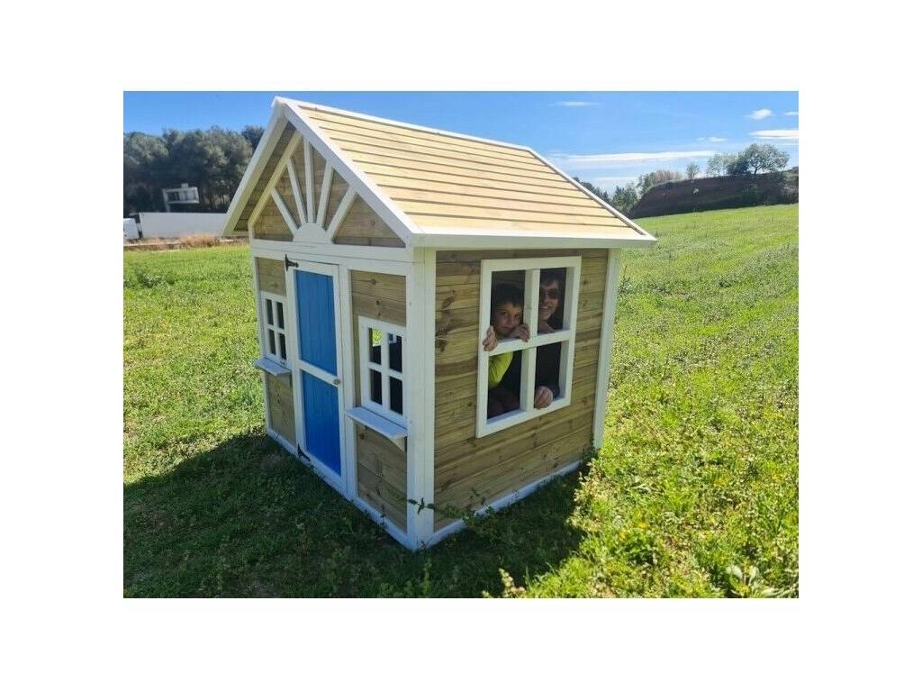 Casinha de Madeira Visby XL de 165,5x147x169 cm Masgames MA800583X