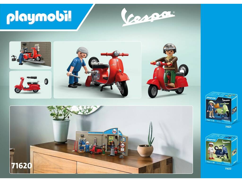Playmobil Garage Vespa Anni '60
