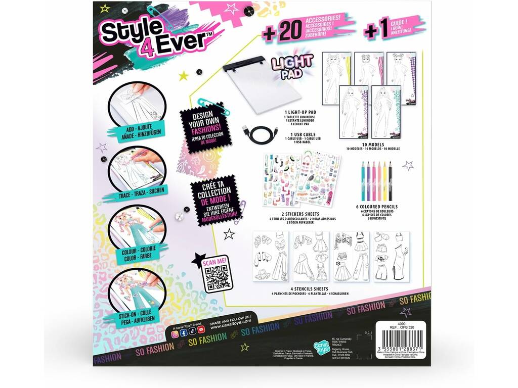 Style 4 Ever Diseña la Moda Light-Up Pad con Accesorios