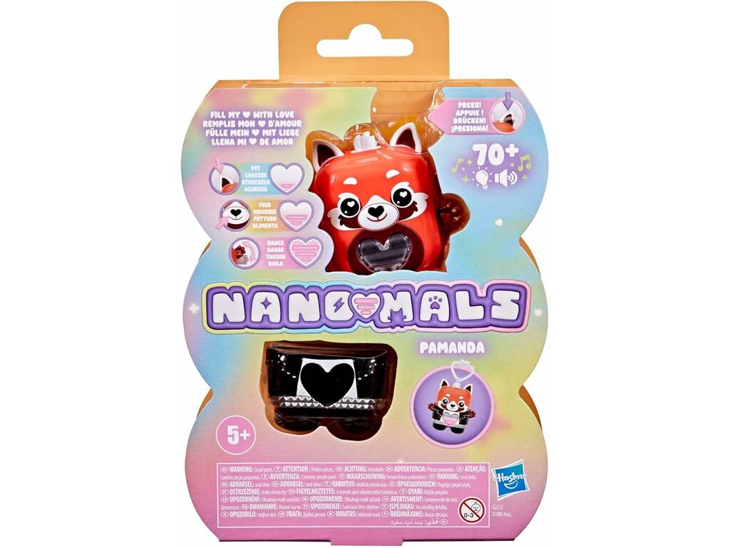 Nano-Mals, animaux de compagnie interactifs en porte-clés avec lumières et sons