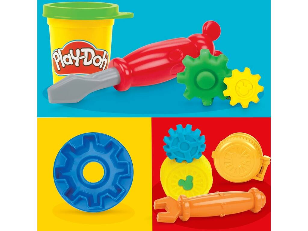 PlayDoh Disney Jr. Mickey Mouse ClubHouse Mallette avec Pâte à modeler et accessoires