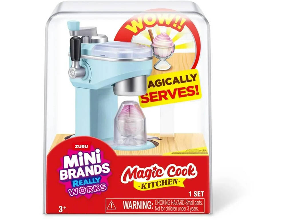  Zuru Mini Brands Really Works Magic Cook Aparelho de cozinha com acessórios Série 1 