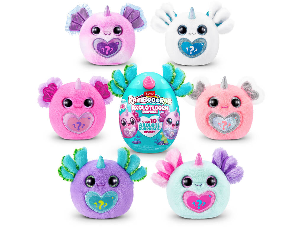 Zuru Rainbocorns Axolotlcorn Surprise Œuf avec peluche surprise et accessoires