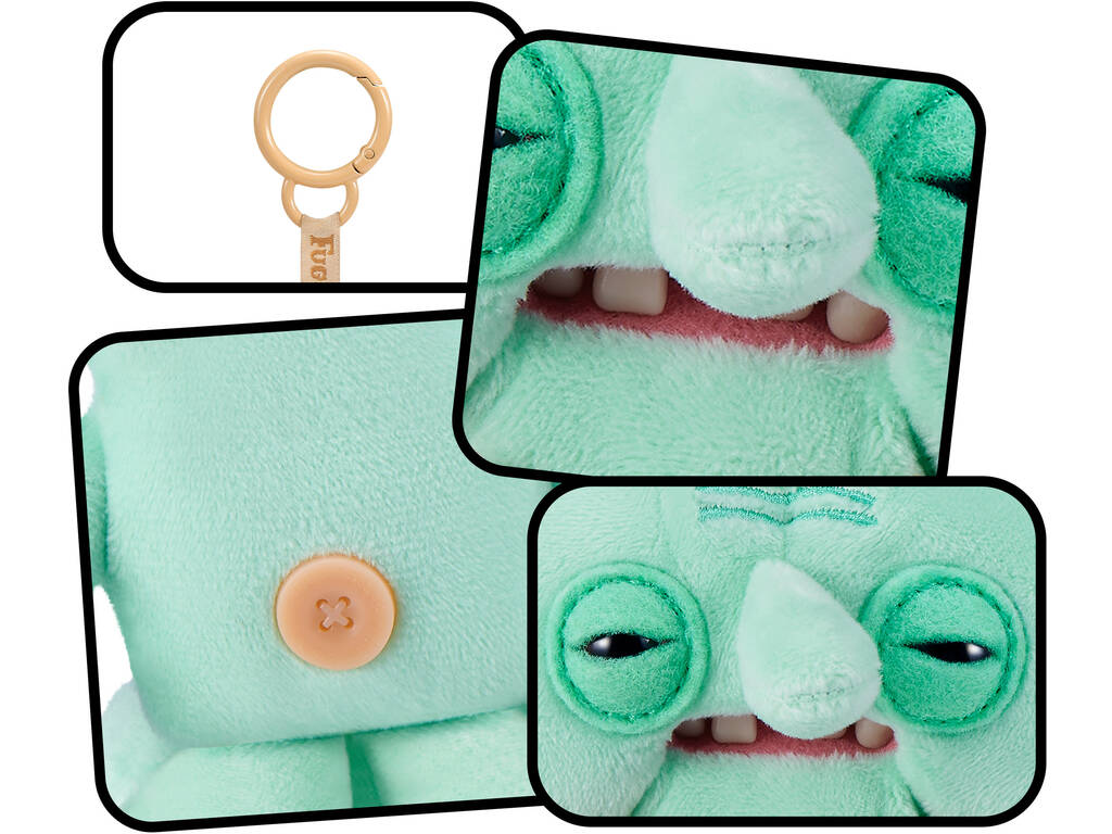 Zuru Fuggler Bob Éponge Porte-clés en peluche Personnage de 12 cm