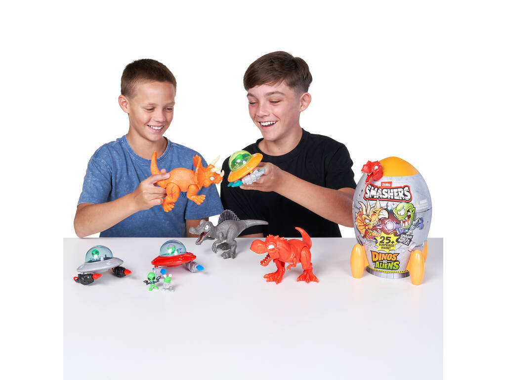 Zuru Smashers Dinos vs Aliens Cohete Sorpresa