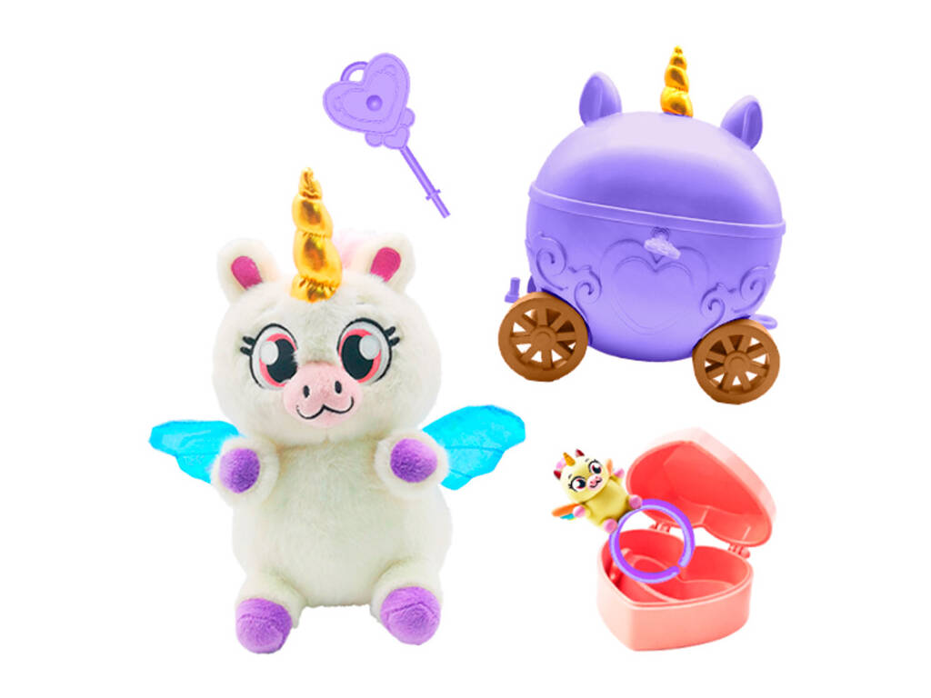 Reino Mágico Chariot avec peluche de 25 cm et accessoires